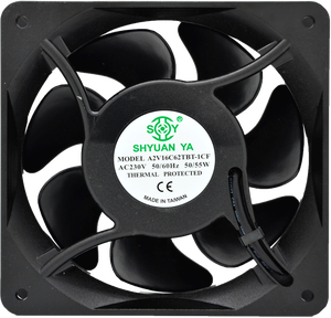 Ventilateur centrifuge 160x62mm BLDC réversible pour fenêtre, 300 CFM, montage mural, 60W, noir, extracteur d'air - Product Image 2