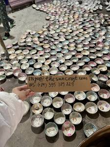 Grand Horizon Alaskan Bols en noix de coco polis personnalisés avec intérieur en coquille d'ormeau Fabrication en gros à faible coût - Product Image 6