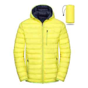 Unisex Hooded Thick Puffer Jacket with Custom Logo Design Waterproof & Breathable <b>Padded</b> Cotton Filling Streetwear Style - Product Image 4