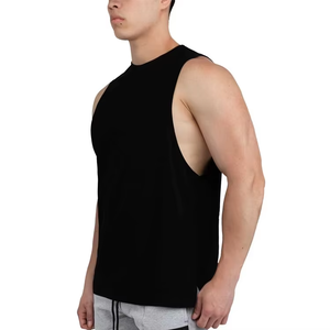 Custom <b>Men</b> Sleeveless Tank Top Gym Wear Bodybuilding <b>Stringer</b> <b>Vest</b> Breathable Quick Dry Fitness Sports Shirt - Product Image 3