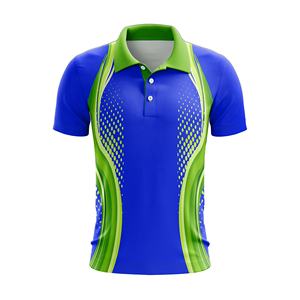 Hot Sale Men's Breathable Anti-Bacterial Quick Dry Cricket Shirt Jersey for Fitness Workout Training <b>Table</b> <b>Tennis</b> - Product Image 4