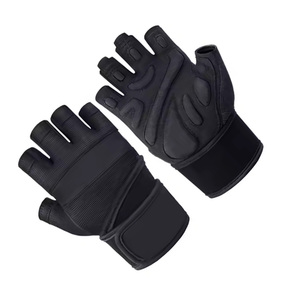 Guantes de Piel sin Dedos para Levantamiento de Pesas, Cierre de Velcro, Antideslizantes, Transpirables, para Gimnasio, Entrenamiento, Fitness, Tácticos - Product Image 5