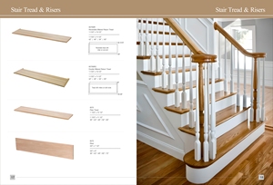 Peldaños de Madera Natural para Escaleras, Madera de Caucho, Estilo Tradicional y Moderno, Marca EFS, 1 Año de Garantía, Escalera para Balcón - Product Image 6
