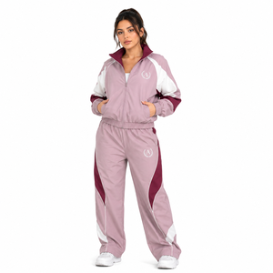Vintage Windbreaker Set Classic Color Block <b>Zip</b> Top Loose <b>Trousers</b> Embroidered Heritage Sportswear High Quality Fast Shipping - Product Image 6