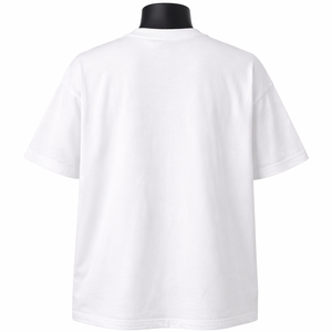 White Color Short Sleeve <b>Skull</b> Pattern Graphic Digital Print O-Neck Regular Fit Casual Style Soft Cotton Jersey T <b>Shirt</b> - Product Image 5