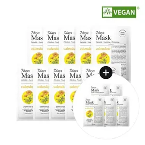 Ariul แผ่นมาส์กหน้า7วัน Calendula P_10 + 5แผ่นมาส์กหน้า - Product Image 1