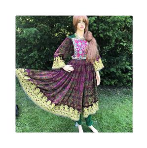 Afghani Kuchi Dresses Tribal Ethnic Vintage Kuchi Dress, Afghan/Pakistan Kuchi Party Traditional Multi Color Dress - Product Image 1