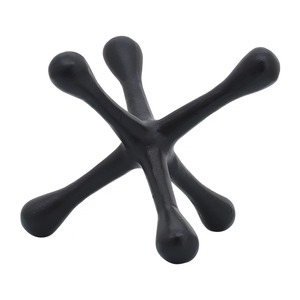 Abstract Geometric Sculpture Handmade Minimalist Tabletop Art <b>Decor</b> for Living Room - Product Image 3
