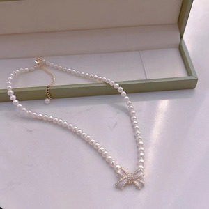 Collar con Colgante de Perla de Agua Dulce con Cadena de Plata S925, Estilo Chopsticks, Lujoso, Ligero, Moderno y Versátil - Product Image 4