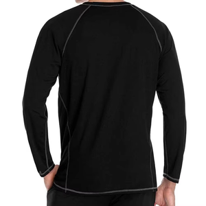 Camisetas de Compresión Slim Personalizadas de Tela de Rizo, Resistentes al Cloro, Antibacterianas, de Manga Larga, para Piscina y Surf, con Protección UPF50 Anti-UV - Product Image 4