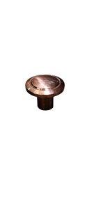 Perilla Redonda de Acero Inoxidable en Oro Rosa - Product Image 2