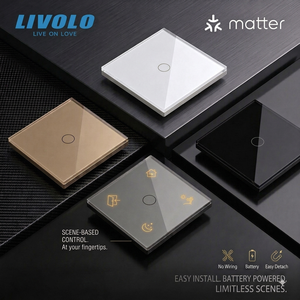 Interruptor Inteligente Inalámbrico LIVOLO de 1 Canal, Compatible con Alexa, Google Home y Siri, para Hogar Inteligente - Product Image 1