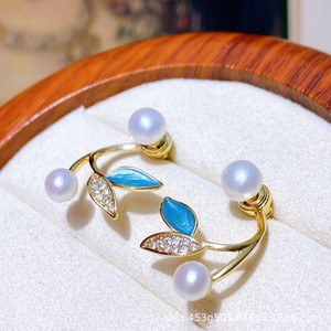 Pendientes de Perlas de Agua Dulce del Mercado de la Ciudad de Zhuji, Joyería de Ensueño Popular en el Principio del Verano - Product Image 1