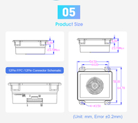 Lector de Códigos QR 1D y Escáner de Códigos de Barras SCANMAX para Kiosco, USB/RS232, Control de Acceso, Torniquete