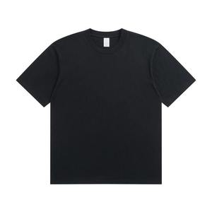 เสื้อยืดสตรีทแวร์แบบถักเนื้อหนา 280 กรัม ผ้าฝ้าย 100% ทรงโอเวอร์ไซส์ ยูนิเซ็กซ์ สีพื้น ย้อมสีเรียบๆ รับผลิตตามสั่งขายส่งแบบ OEM - Product Image 3