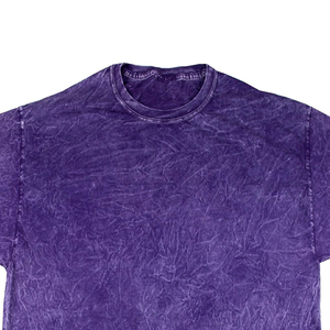 Camiseta B2B al por mayor con lavado ácido, diseño de dobladillo dividido y espalda extendida, estilo urbano moderno, color personalizado, precio de fábrica - Product Image 5
