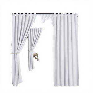 ผ้าม่านกันแดดกันน้ำสำเร็จรูปแบบรางเสียบ 100% โพลีเอสเตอร์ ป้องกันความร้อนและสารหน่วงไฟ - Product Image 4