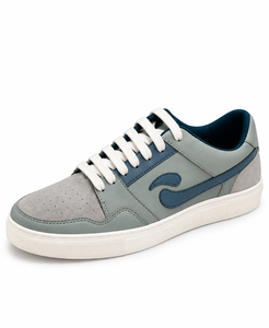 Zapatillas Deportivas Casuales para Hombre, Color Gris Azul, con Cordones, Ligeras, Cómodas, para Uso Diario, Estilo Moderno - Product Image 1