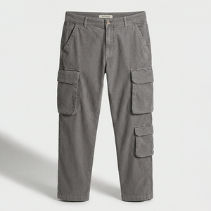 กางเกงคาร์โก้ลำลองผู้ชาย ผ้าฝ้าย ราคาขายส่ง ยืดได้ ใช้งานได้หลากหลาย และรับผลิตแบรนด์ส่วนตัว - Product Image 1
