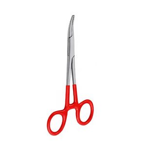 Pinzas Hemostáticas Manuales Premium Mosquito Forceps de 5 Pulgadas, Rectas y Curvas, con Mangos Recubiertos de PVC, de Acero Inoxidable Quirúrgico con Bloqueo - Product Image 6