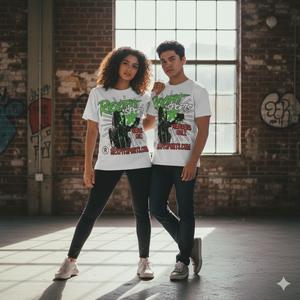 Camiseta Extra Grande para Hombre con Estampado DTG Personalizado, 100% Algodón, Negra, Estilo Vintage, Manga Corta - Product Image 5