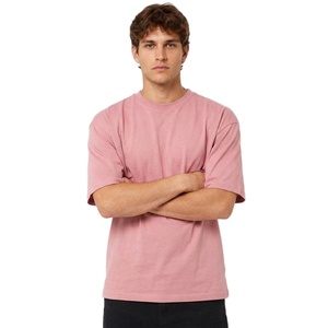 Custom drop shoulder mens <b>tshirt</b> Low MOQ for US Streetwear Brands featuring boxy <b>tshirt</b> plus acid wash - Product Image 5