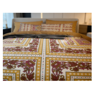 Worldwide Selling Unmatched Quality Luxurious Style 4 Pcs Polyester Printed Bedsheet <b>Set</b> for Home Usage at Low Cost - Product Image 1