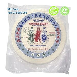 Best Seller-Rice <b>Paper</b> <b>Spring</b> <b>Roll</b> (Galettes De Riz) 16cm/18cm/22cm OEM | Healthy Vegan Gluten-free Fresh/Fried <b>Spring</b> <b>Rolls</b> - Product Image 1