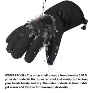 Guantes de Invierno Softshell de Alta Calidad con Logotipo Personalizado para Hombre y Mujer, Guantes Impermeables para Snowboard con Precio al por Mayor - Product Image 6