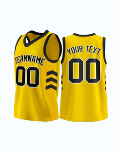 Maillot de basketball unisexe personnalisé en gros, anti-bactérien, imprimé, séchage rapide, respirant, en polyester, numéros noirs, pour équipes de club - Product Image 3