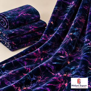 Tissu en velours imprimé sur mesure avec feuille métallisée pour ameublement de luxe, vêtements, décoration intérieure, textile – Fabricant et fournisseur OEM/ODM sur mesure - Product Image 6