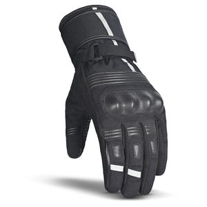 Gants de moto pour homme à doigts entiers, compatibles écran tactile, en cuir, pour sports de plein air, respirants - Product Image 4