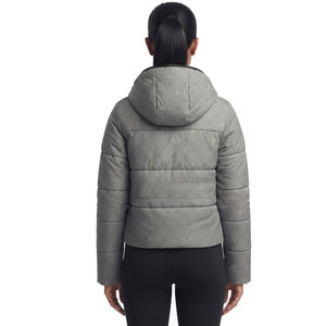 Custom Made Women <b>Cropped</b> <b>Puffer</b> <b>Jacket</b> With Unique Color Options Quilted Design Apparel For Fashion Brands And Retailers - Product Image 5