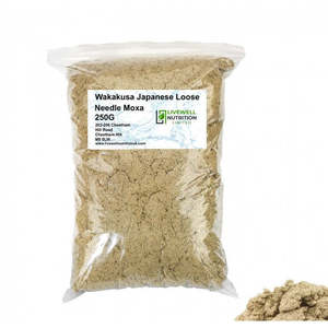Wakakusa Polvo de Moxa de Artemisia Japonesa Premium de Agujas Sueltas 250g para Terapia de Moxibustión - Product Image 1