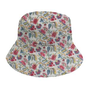 Chapeaux Bob Matelassés Personnalisés en Gros, Imprimés à la Main, en Coton, Confortables, Vente en Gros de Chapeaux Bob Matelassés - Product Image 4