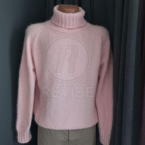 Suéter Casual de Invierno Tejido, Estilo Moderno, Transpirable, Suave al Tacto, 100% Algodón/Lana, Logotipo Frontal, Uso Diario, Cómodo - Product Image 3