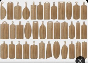 <b>Wood</b> Chopping Blocks Rectangle Shape Anti Slip Single <b>Piece</b> Kitchen Cutting Board Set Dishwasher Safe Multifunction - Product Image 3