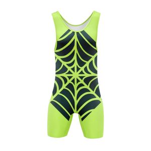 Traje de Lucha Libre Personalizado con Nombre de Equipo, Alta Elasticidad, Duradero, Transpirable, para Hombre, Ropa Deportiva, Singlet de Lucha Libre - Product Image 6