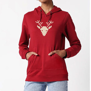 Fleece Streetwear Fashion Clothing Supplier Women's Athletic Hoodie Lightweight Performance Casual Sports Sweatshirt Hoodies - Product Image 5