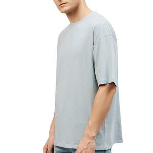 Camiseta Personalizada con Logotipo para Hombre, Corte Regular, Hombros Caídos, 100% Algodón, Ecológica, Transpirable, Estilo Urbano, Casual, OEM, Venta al Por Mayor - Product Image 2