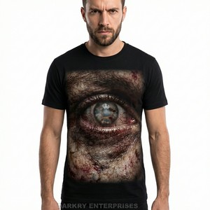 Camiseta Personalizada para Hombre, Impresión de Alta Calidad, Diseño Gráfico Post Apocalíptico, Estatua de la Libertad, Zombie, Algodón, Estilo Urbano - Product Image 3