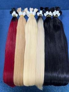 ออกใหม่! เทปผ้าเคราติน100% ธรรมชาติสีดำเวียดนามเรมี่สไตล์เด็กผมมนุษย์ต่อผมตรงธรรมชาติ - Product Image 3