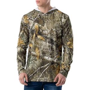 Custom Breathable Polyester Cotton Hunting Hoodie Loose Fit Soft <b>Shell</b> Winter OEM Men Tactical Outdoor Wear - Product Image 5