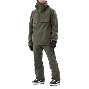 Traje de Esquí de Invierno con Capucha, Cremallera, Protección Extrema contra el Frío, Transpirable, Impermeable y Resistente al Viento para Esquí Alpino y Snowboard - Product Image 1