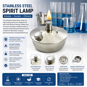Lámpara Dental de Acero Inoxidable de Alta Calidad para Esterilización y Uso en Laboratorio con Diseño Resistente al Calor, Ideal para Clínicas Dentales - Product Image 2