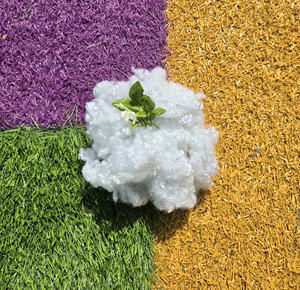 Fibra de Poliéster Reciclada HCS (Siliconizada Hueca Conjugada) de 7Dx64mm, Material de Relleno Antiestático y Antideformación para - Product Image 1