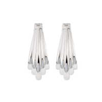 Boucles d'oreilles créoles chic en argent 925 pour femme, bijoux bohèmes contemporains pour mariage, anniversaire, fête et mode décontractée