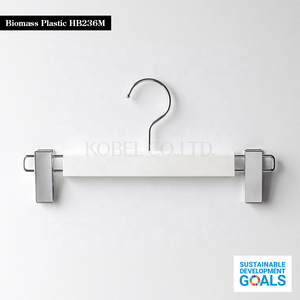 Fabricant japonais Cintre en plastique écologique à base de biomasse pour vêtements respectueux de l'environnement HG411BP _ 0301 Cintre durable - Product Image 5