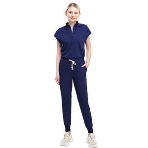 Fashion Nursing Uniform <b>Sets</b> for Women Men Scrubs <b>Set</b> Nurse Uniforms Hospital <b>Doctor</b> Quick-Drying Top Pants With Multi Pocket - Product Image 2