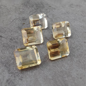 Natural <b>Citrine</b> Faceted Cut Rectangle Shape Calibrated Loose Wholesale Gemstone - Product Image 2